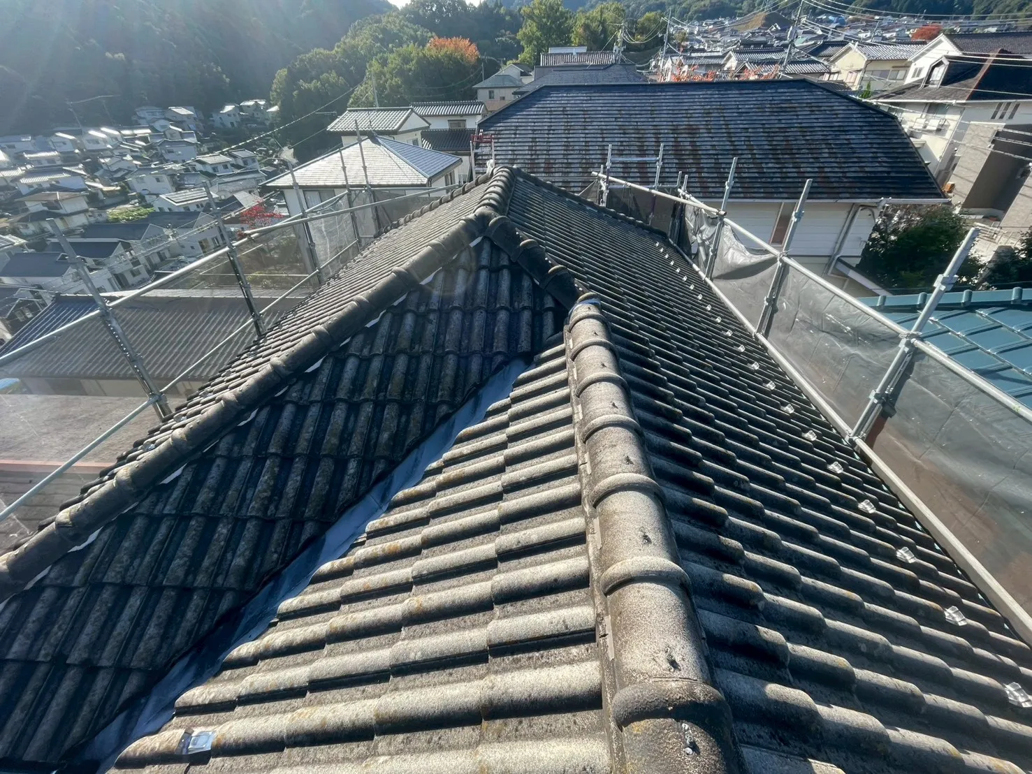 施工前の棟の様子